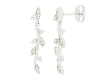 Diamond Vine Earrings