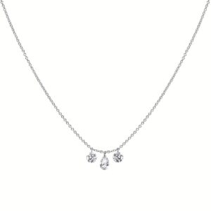 Floating Lab Grown Diamond Necklace