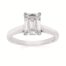 Emerald Cut Lab Grown Diamond Solitaire Ring