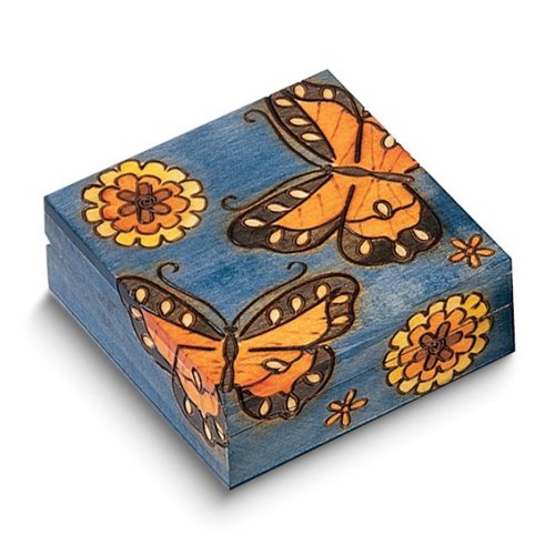 Hand Painted Wooden Box