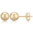 Gold Ball Post Earrings