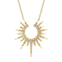 Gold Starburst Necklace