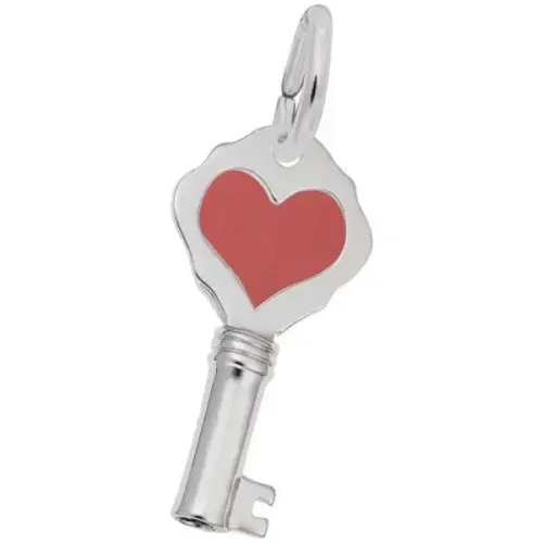 Key-With-Heart-Red