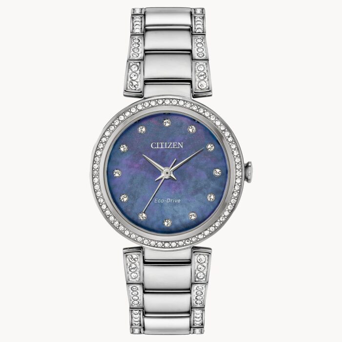 Ladies Watch With Crystals