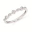 Leaf Bezel Set Diamond Ring
