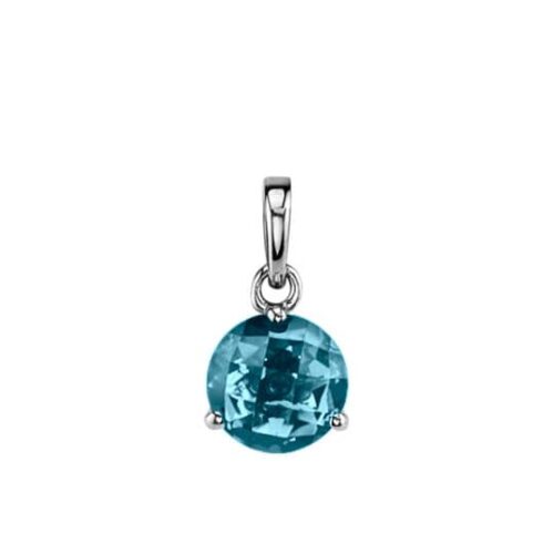 London Blue Topaz Soliatire Pendant