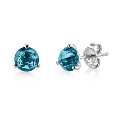 London Blue Topaz Stud Earrings