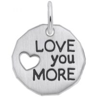 Love You More Tag Charm Love You More Tag Charm