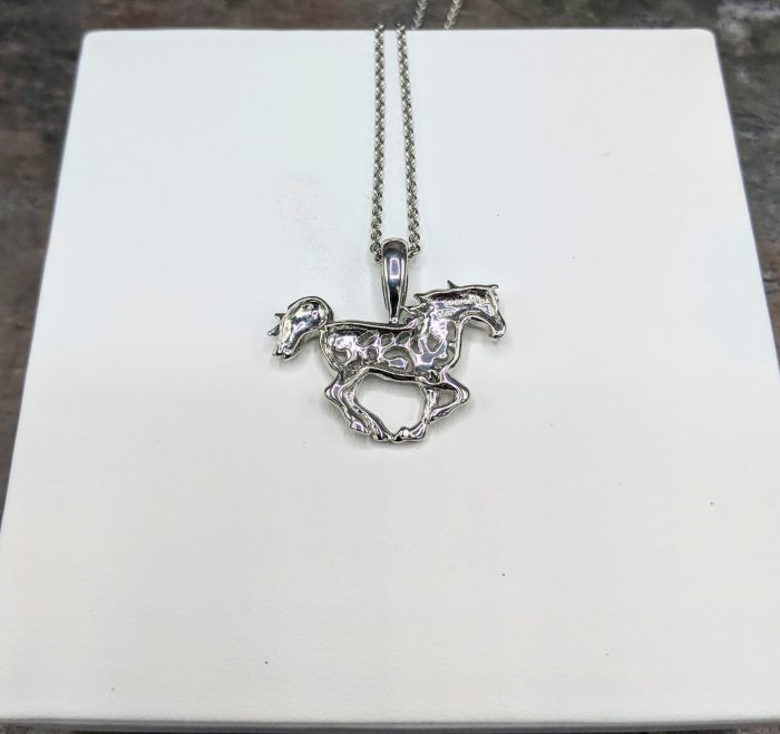 Kabana Silver Horse Pendant with Chain