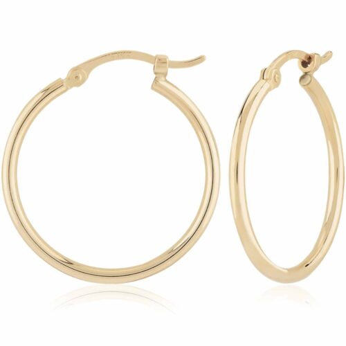 Medium Gold Hoop Earring