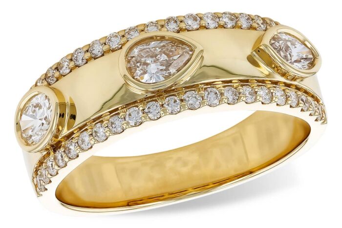 Mixed-Cut Diamond Ring
