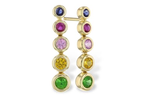 Multicolored Stone Earrings