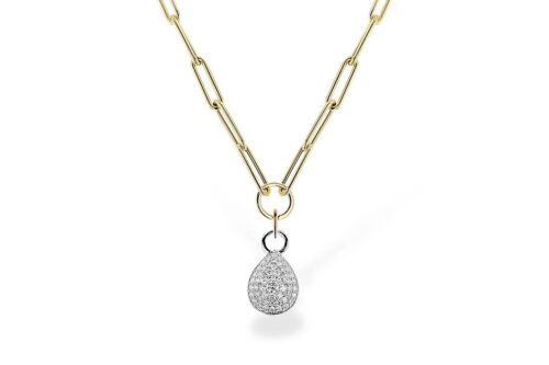 Two-Tone Diamond Necklace