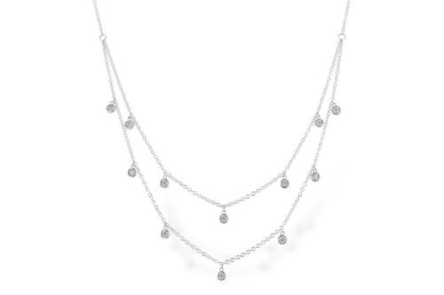 Diamond Stationary Necklace