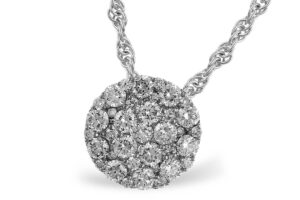 Pave Circle Pendant