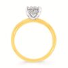 Yellow Gold Oval Shape Semi-Mount