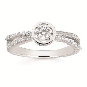 Fully Set Diamond Engagement Ring