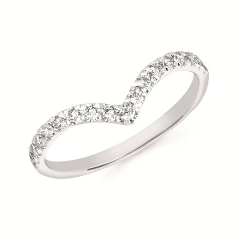 Curved Diamond Band