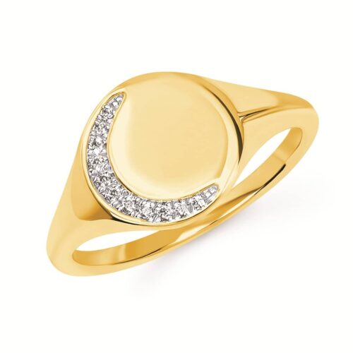 Signet Style Fashion Ring