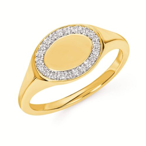 Diamond Signet Ring