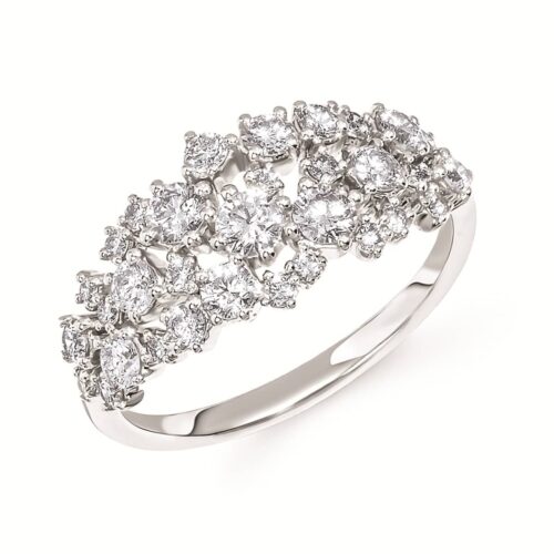 Diamond Cluster Ring