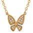 Diamond Butterfly Necklace