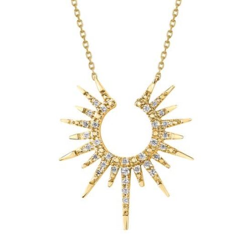 Gold Starburst Necklace