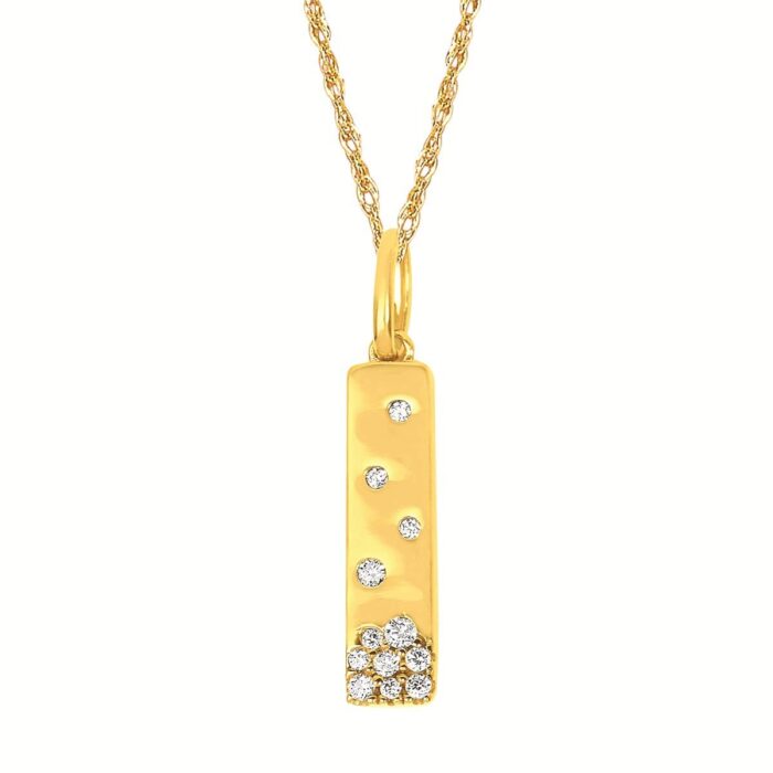 Diamond Tag Pendant