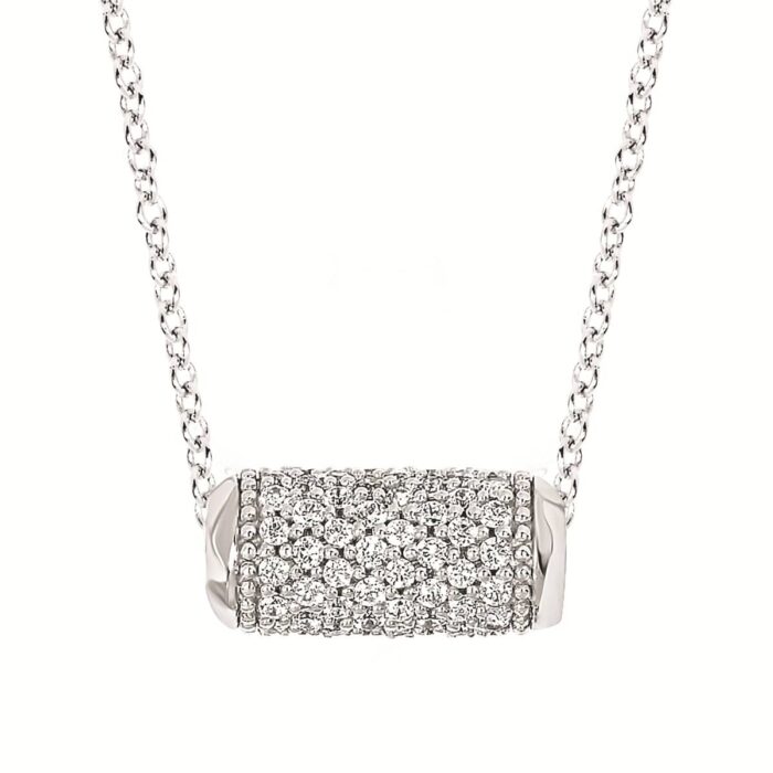 Diamond Barrel Pendant