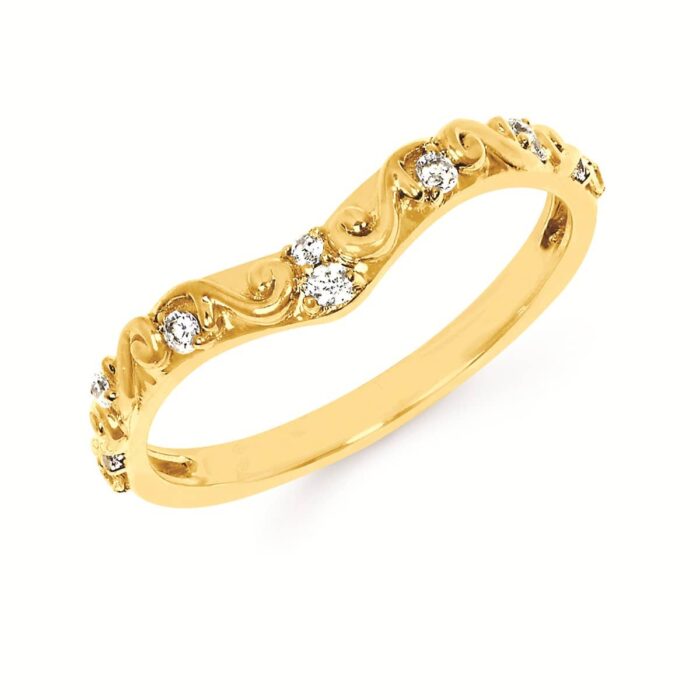 Diamond Chevron Design Band