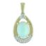 Opal and Diamond Pendant