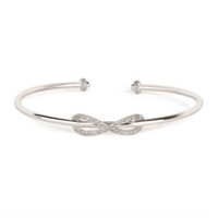 Open Bangle Diamond Bracelet
