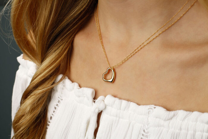 Open Heart Necklace