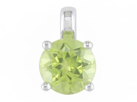 Solitaire Peridot Pendant