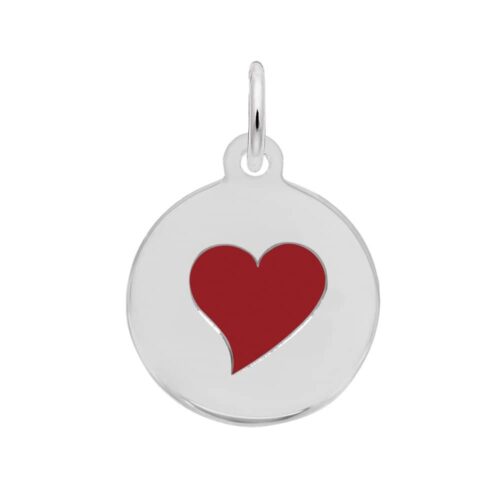 Painted Heart Charm