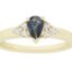 Pear Sapphire Ring