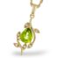 Peridot and Diamond Necklace