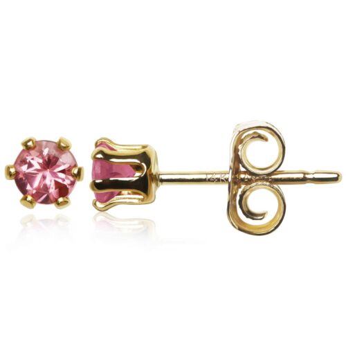 Pink Tourmaline Earrings