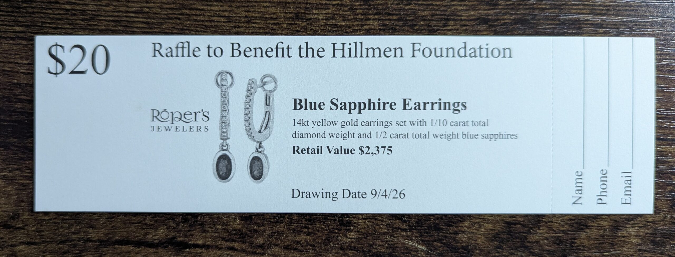 Three Placer Hillmen Raffle Tickets Three Placer Hillmen Raffle Tickets