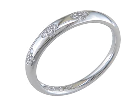 White Gold Stackable Ring