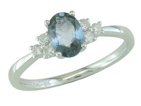 London Blue Topaz & Diamond Accent Ring