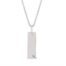 Rectangular Tag Diamond Pendant