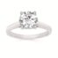 Round Lab Grown Diamond Solitaire Ring