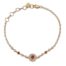 Ruby 14kt Yellow Gold Bracelet with Diamonds