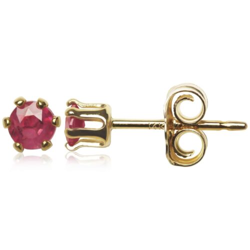 Ruby Stud Earrings