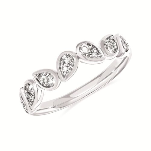 Sterling Silver Diamond Fasion Band