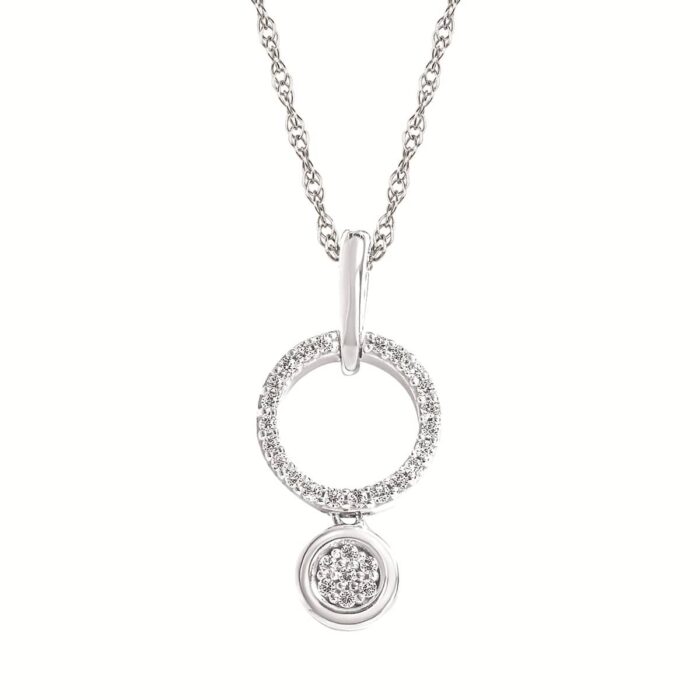 Diamond Silver Fashion Necklace