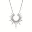 Diamond Starburst Pendant Necklace