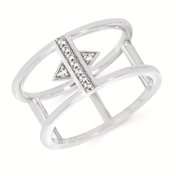 Sterling Silver Negative Space Ring