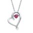 Ruby Heart Necklace